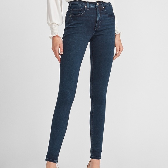 Express Denim - NWT Mid Rise Dark Wash Skinny Jeans